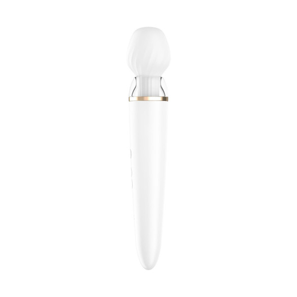Double wand blanc connecté USB Double Wand-er Satisfyer 